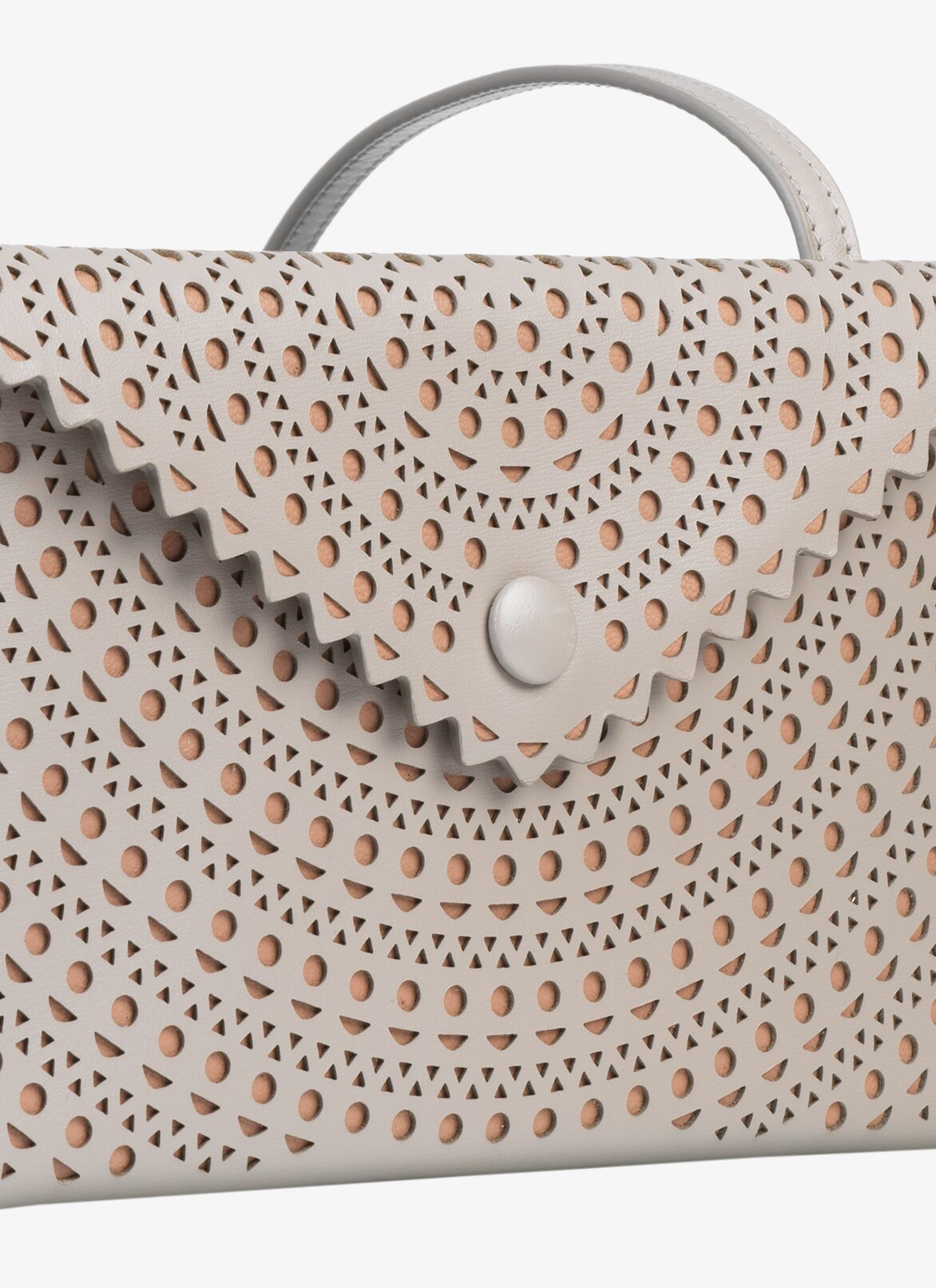 LOUISE 20 CLUTCH
 ALAÏA PERLE/SANDY LOUISE 20 CLUTCH